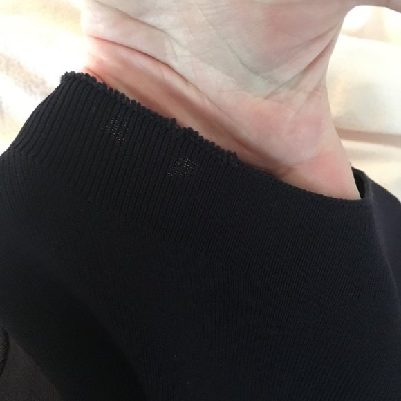 Ted Baker Hethia Pleat Knit Dress navy white size 1 *PLEASE READ* - Picture 15 of 16